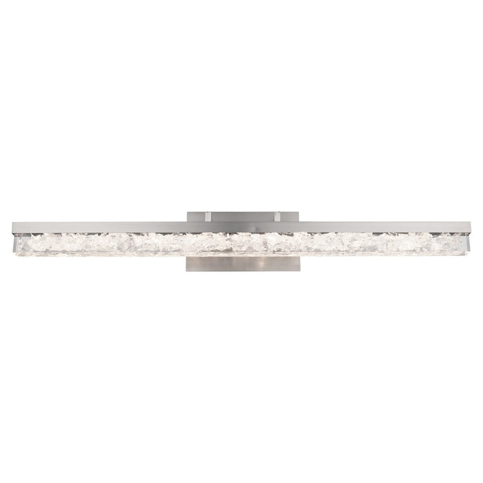 Modern Forms Minx 1Lt 39" Horizontal Sconce/3000K, Nickel/Crystal