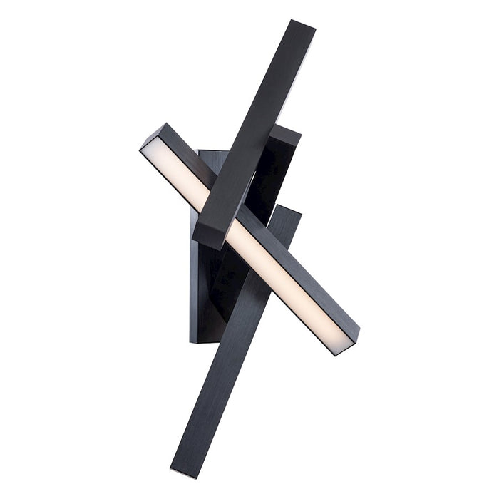 Modern Forms Chaos 4 Light 32" LED Wall Sconce/3000K, Black - WS-64832-BK