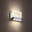 Modern Forms Glacier 1 Light 9" LED Wall Sconce/3000K, Chrome