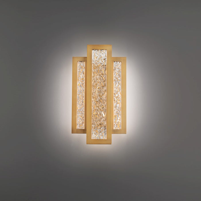 Modern Forms Fury 3 Light 16" LED Wall Sconce/3000K, Aged Brass