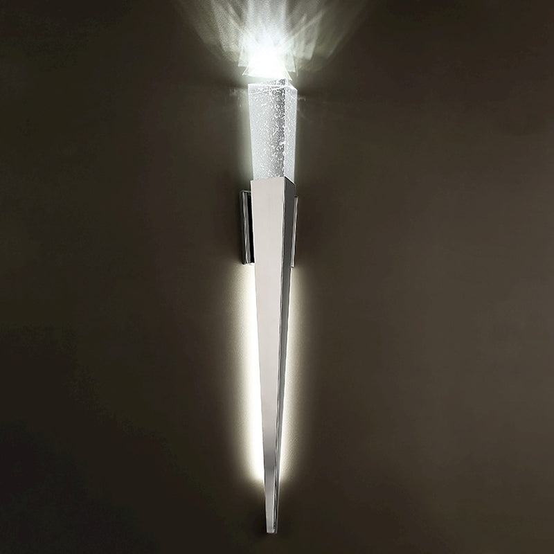Modern Forms Elessar 1Lt 34" LED Wall Light/3000K, Polished Nickel