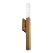 Modern Forms Minx 1 Light 26" Wall Sconce/3000K, Aged Brass - WS-68026-AB