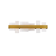 Modern Forms Acropolis 1Lt 27" LED Bath Vanity/3000K, Brass - WS-68127-AB