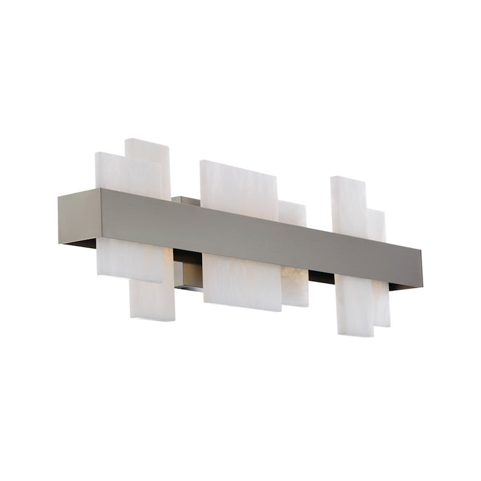 Modern Forms Acropolis 1Lt 27" LED Bath Vanity/3000K, Nickel