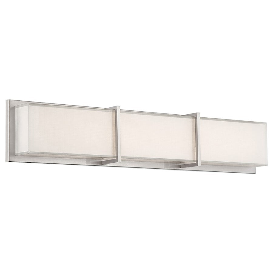 Modern Forms Bahn 1Lt 26" LED Bathroom Vanity/3000K, Nickel - WS-6826-BN