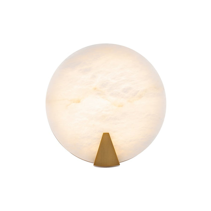 Modern Forms Ophelia 1Lt 10" LED Round Sconce/3000K, Brass/Natural