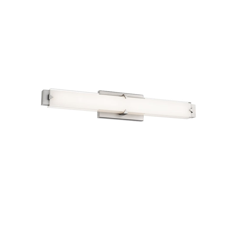Modern Forms Carlisle 27" LED Bath/Wall Light/3000K, NK/WH - WS-7527-30-BN