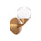 Modern Forms Double Bubble 1Lt 6" LED 1Lt Wall Sconce/3000K, Brass - WS-82006-AB