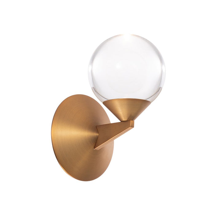 Modern Forms Double Bubble 1Lt 6" LED 1Lt Wall Sconce/3000K, Brass - WS-82006-AB