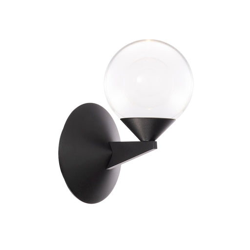 Modern Forms Double Bubble 1Lt 6" LED 1Lt Wall Sconce/3000K, Black - WS-82006-BK