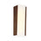 Modern Forms Elysia 1 Light LED Wall Sconce/3000K, Dark Walnut - WS-82817-DW