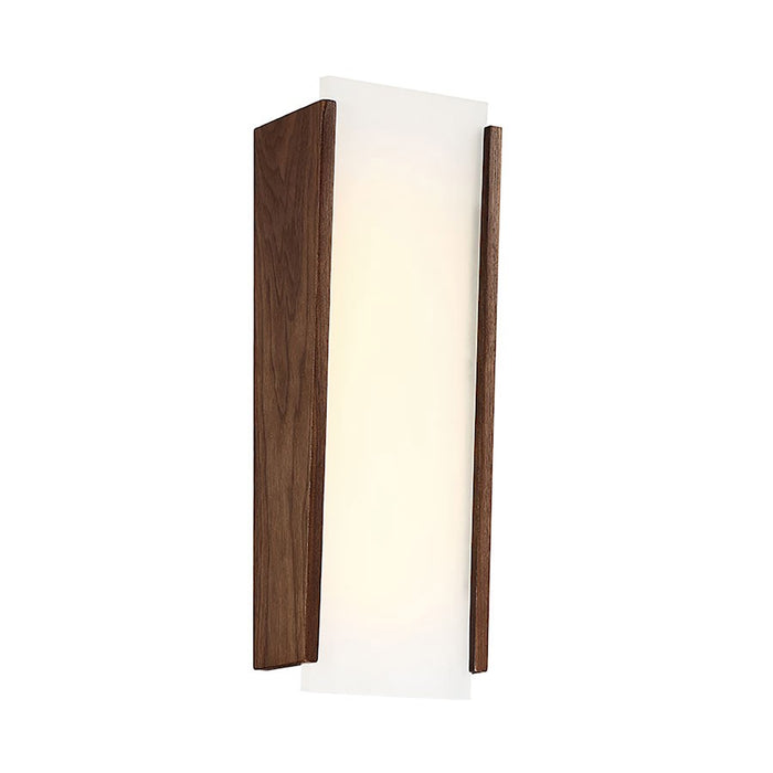 Modern Forms Elysia 1 Light LED Wall Sconce/3000K, Dark Walnut - WS-82817-DW