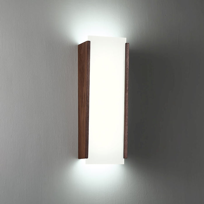 Modern Forms Elysia 1 Light LED Wall Sconce/3000K, Dark Walnut