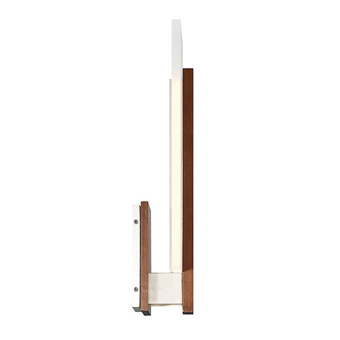 Modern Forms Stem 1 Light LED Wall Sconce/3000K, Dark Walnut