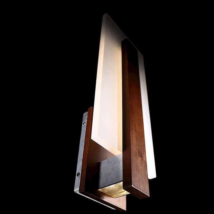 Modern Forms Stem 1 Light LED Wall Sconce/3000K, Dark Walnut