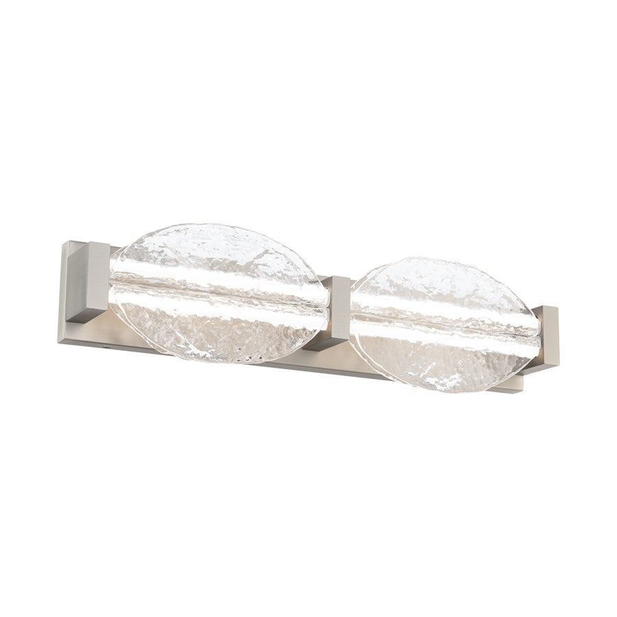 Modern Forms Deco 2Lt 24" LED Bath/Wall Light/3500K, NK/Clear - WS-8524-35-BN