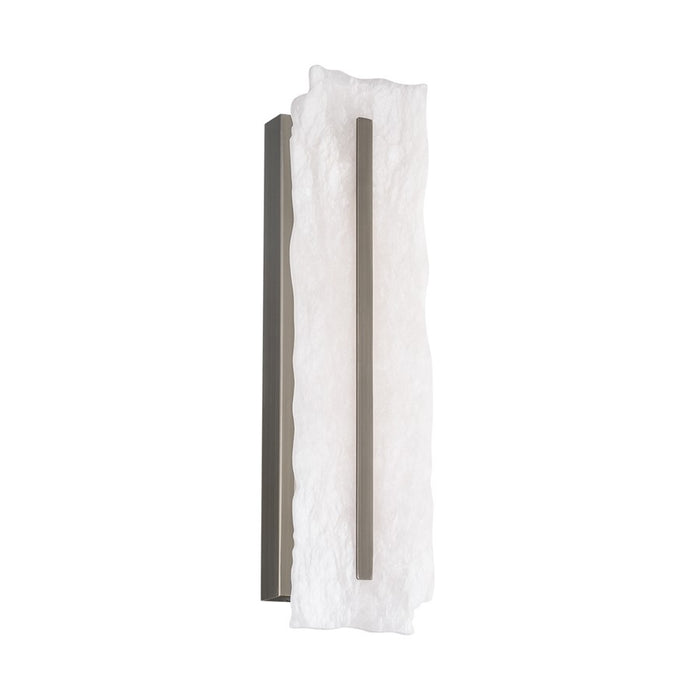 Modern Forms Taffeta 1Lt 18" LED Wall Sconce, Nickel/Alabaster - WS-92518-AN