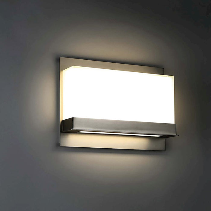 Modern Forms Lumnos 2 Light LED Wall Sconce/3500K, Nickel