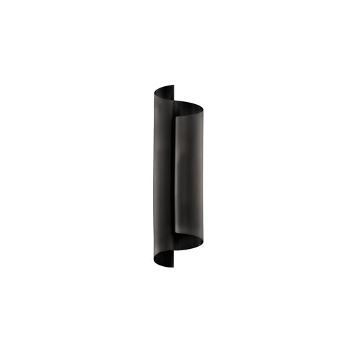 Modern Forms Pirouette 1Lt 18" LED Wall Sconce/2700K, Black - WS-94518-27-BK