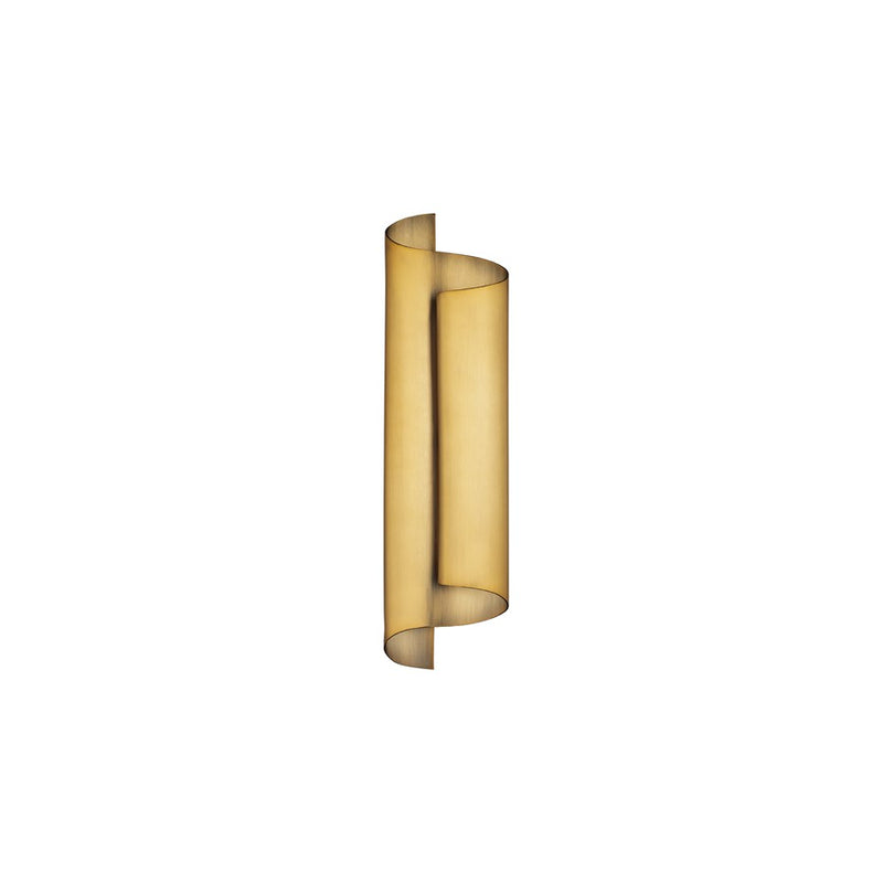 Modern Forms Pirouette 1Lt 18" LED Wall Sconce, Aged Brass - WS-94518-40-AB
