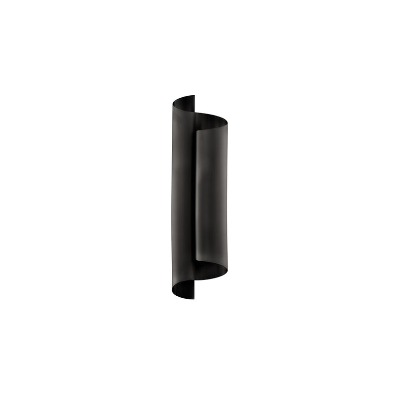 Modern Forms Pirouette 1Lt 18" LED Wall Sconce, Black - WS-94518-40-BK