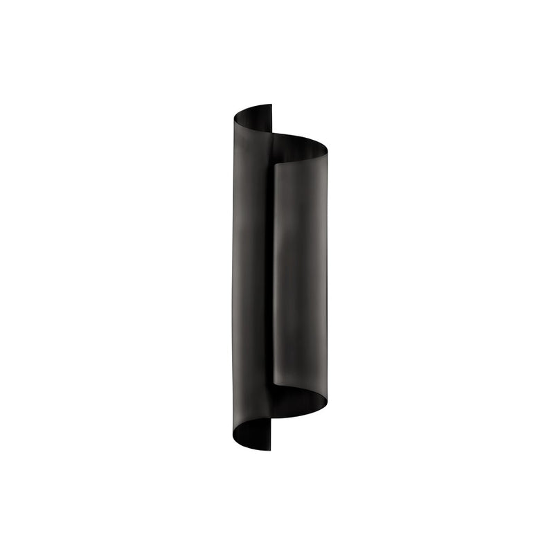 Modern Forms Pirouette 1Lt 24" LED Wall Sconce/3000K, Black - WS-94524-30-BK