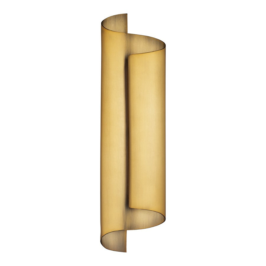 Modern Forms Pirouette 24" LED Wall Sconce/3500K, Aged Brass - WS-94524-35-AB