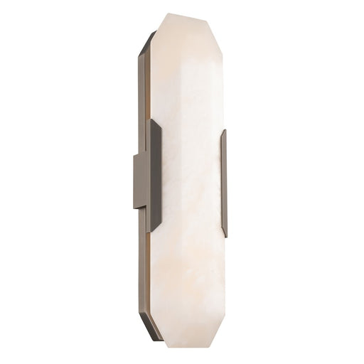 Modern Forms Toulouse 1Lt 24" LED Wall Sconce, Nickel/Alabaster - WS-98324-AN