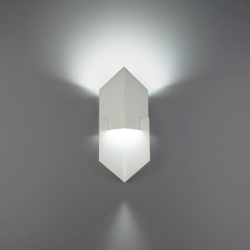 Modern Forms Cupid 1Lt 14" LED Wall Light/3000K, Aluminum