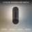 Modern Forms Clog 16" LED Outdoor Wall/3500K, Bassalt Stone/Black/Grey