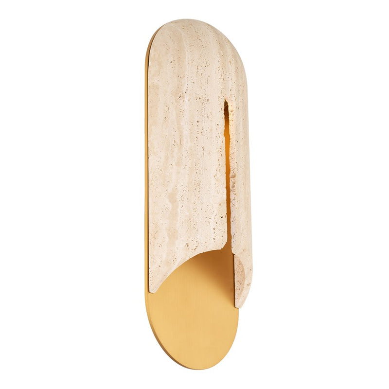 Modern Forms Clog 22" LED Outdoor Wall Light/2700K, BG/BR - WS-W10522-27-WV-AB