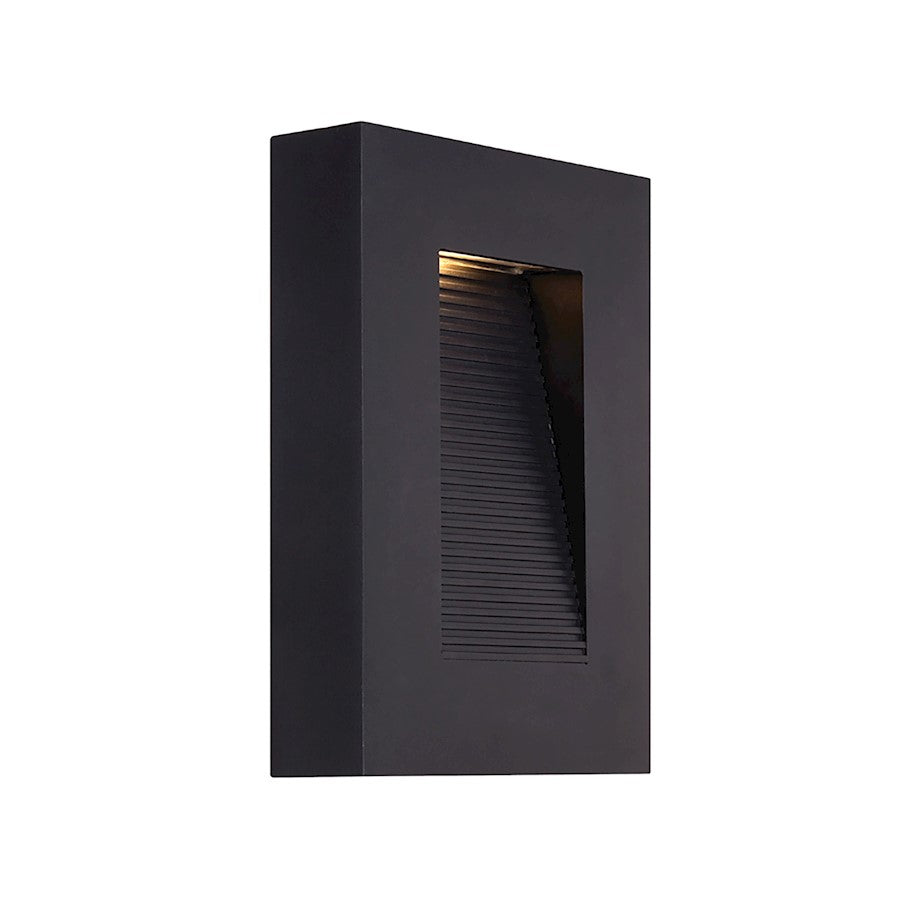 Modern Forms Urban 2 Light 10" LED Wall Light/3000K, Black - WS-W1110-BK