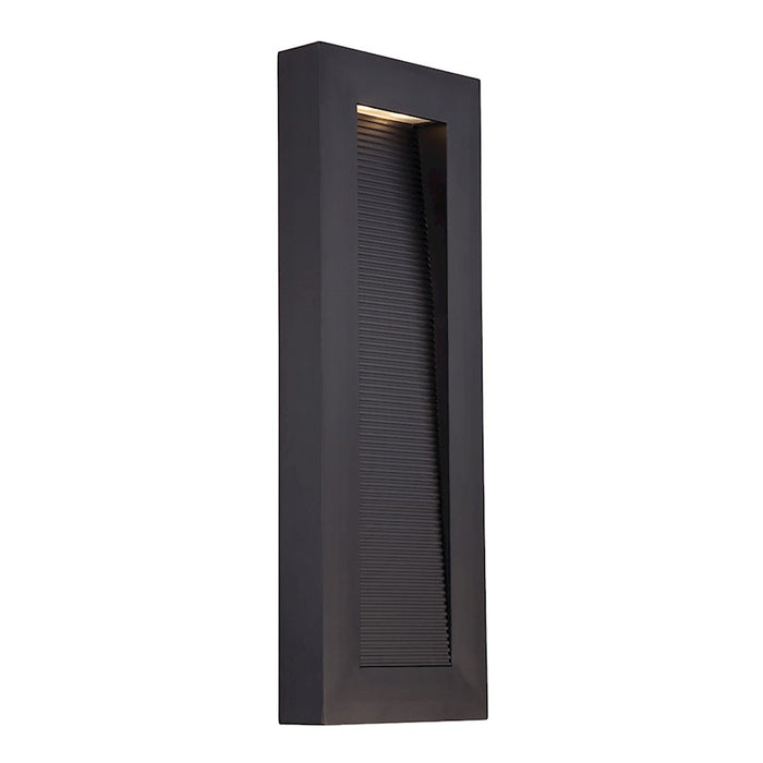 Modern Forms Urban 2 Light 22" LED Wall Light/3000K, Black - WS-W1122-BK