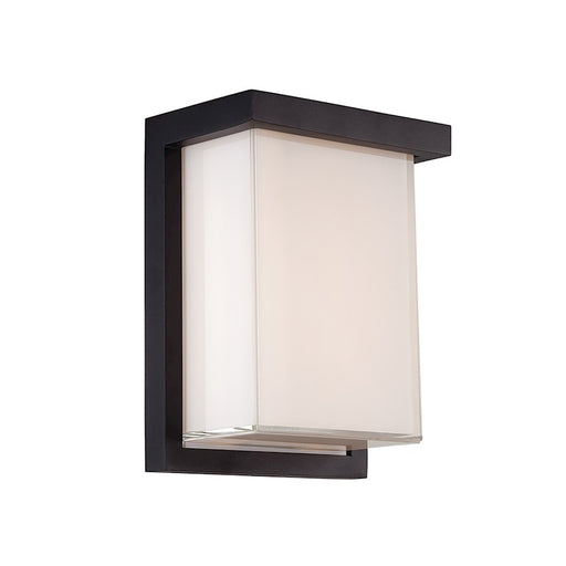 Modern Forms Ledge 1 Light 8" LED Wall Light/2700K, Black - WS-W1408-27-BK