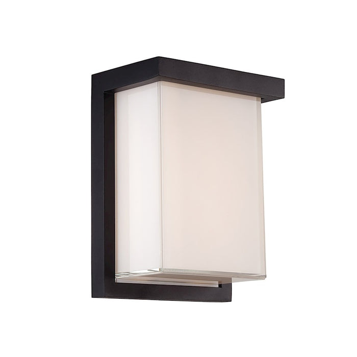 Modern Forms Ledge 1 Light 8" LED Wall Light/2700K, Black - WS-W1408-27-BK