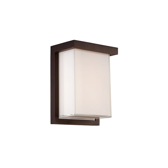 Modern Forms Ledge 1 Light 8" LED Wall Light/2700K, Bronze - WS-W1408-27-BZ