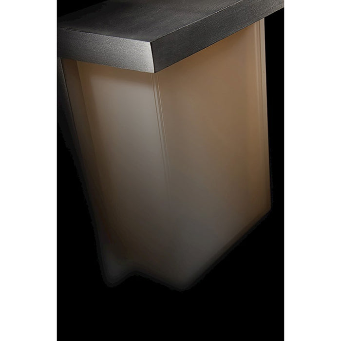 Modern Forms Ledge 1Lt 8" LED Wall Light/3500K, Aluminum