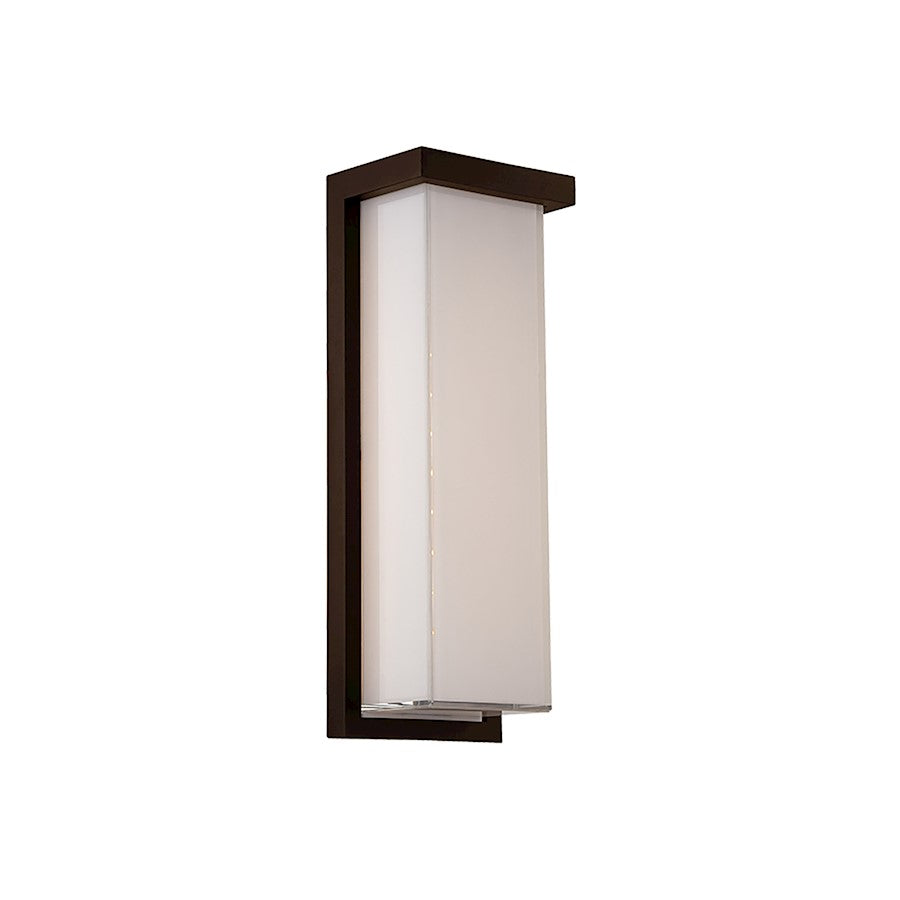 Modern Forms Ledge 1 Light 14" LED Wall Light/3500K, Bronze - WS-W1414-35-BZ