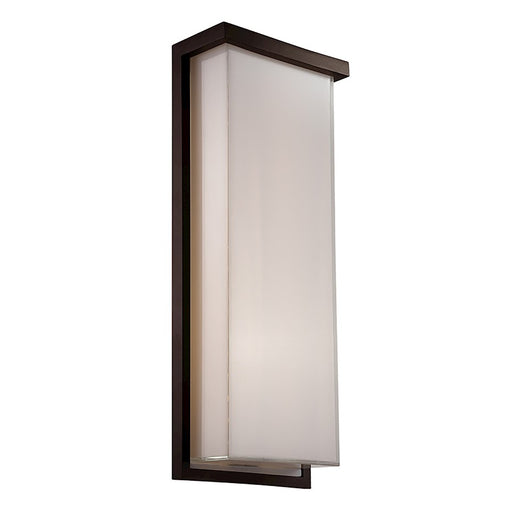 Modern Forms Ledge 1 Light 20" LED Wall Light/3500K, Bronze - WS-W1420-35-BZ