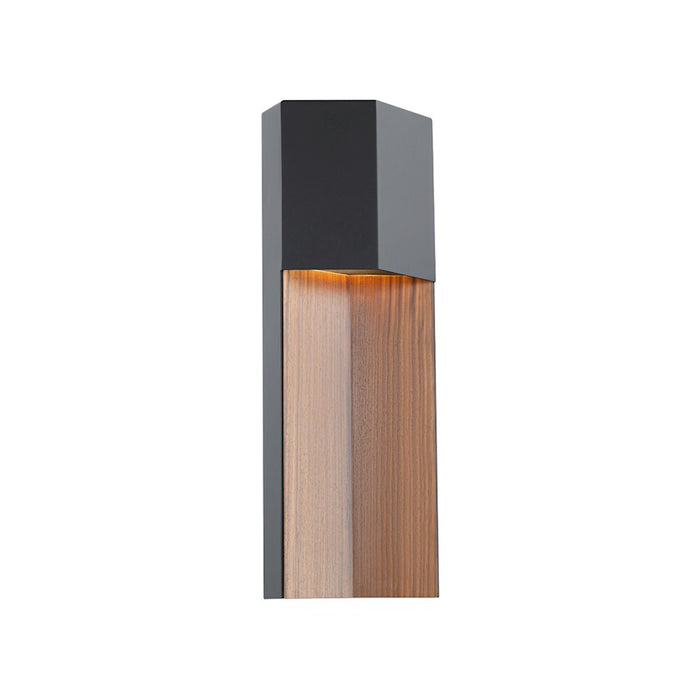 Modern Forms Dusk 1Lt 20" LED Wall/3000K, Black-Dark Walnut - WS-W14220-BK-DW