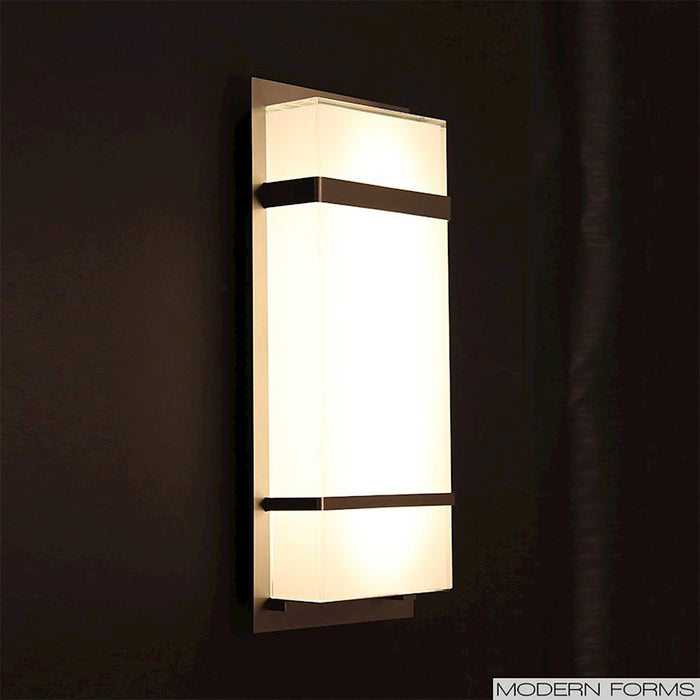 Modern Forms Phantom 1 Light 16" LED Wall Light/3000K, Bronze