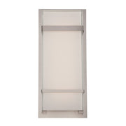 Modern Forms Phantom 1Lt 16" LED Wall Light/3000K, Steel - WS-W1616-SS