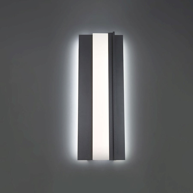 Modern Forms Enigma 1 Light 27" LED Wall Light/3000K, Black