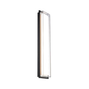 Modern Forms Ice Bar 26" LED Outdoor Wall/3500K, BK/CL/WH - WS-W16526-35-BK