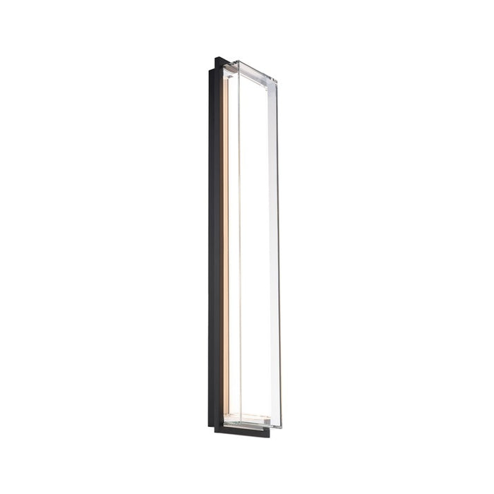 Modern Forms Ice Bar 26" LED Outdoor Wall Light, BK/Clear/WH - WS-W16526-40-BK