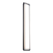 Modern Forms Ice Bar 34" LED Outdoor Wall Light, BK/Clear/WH - WS-W16534-40-BK