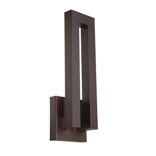 Modern Forms Forq 1 Light 18" LED Wall Light/3000K, Bronze - WS-W1718-BZ