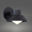 Modern Forms Oslo 1 Light 8" LED Wall Light/3000K, Black