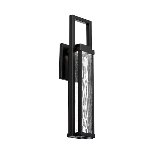 Modern Forms Revere 1Lt 20" LED Wall Lantern/3000K/Seeded, Black - WS-W22120-BK