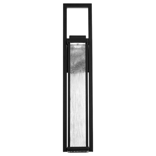 Modern Forms Revere 1Lt 25" LED Wall Lantern/3000K/Seeded, Black